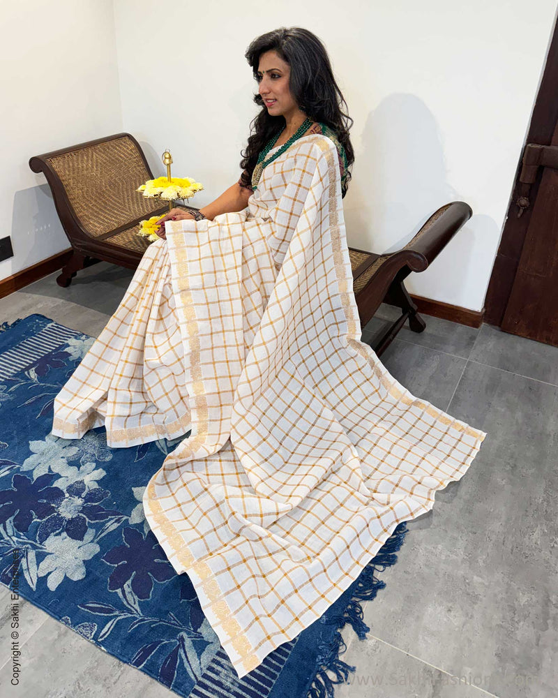 EE-X00492 Cream Madurai Cotton