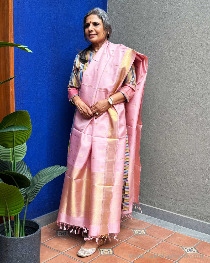 EE-X06264 Pink Kanchi Dupatta