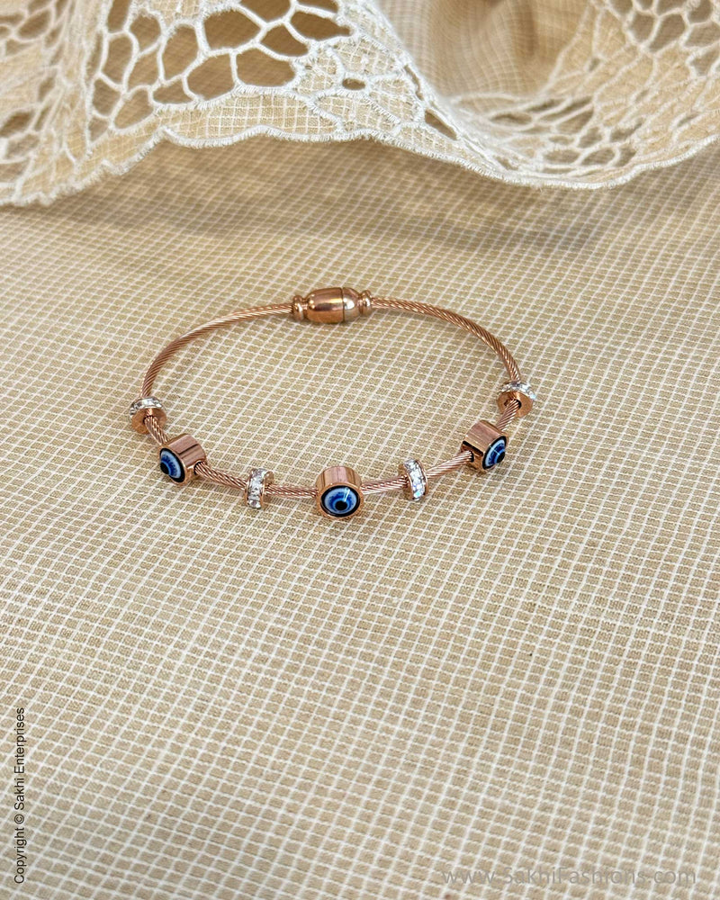 AJ-X06018 Brass Eye Bracelet