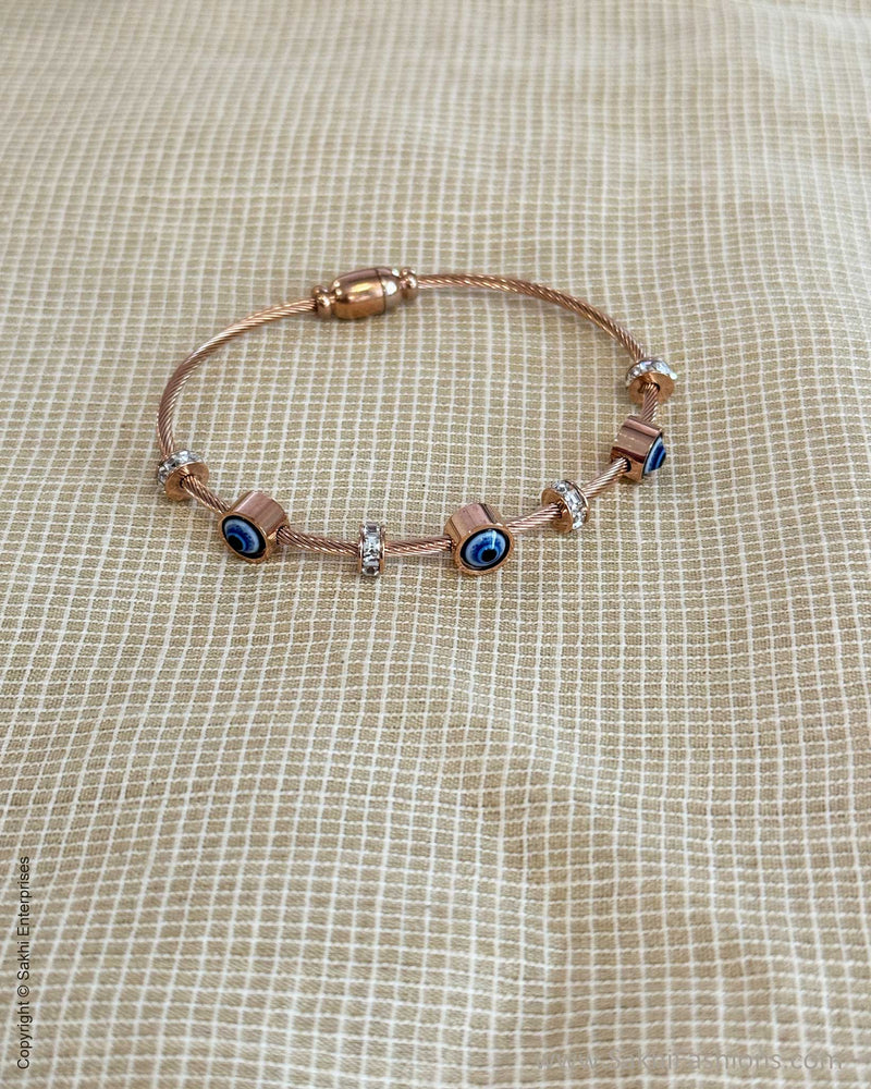 AJ-X06018 Brass Eye Bracelet