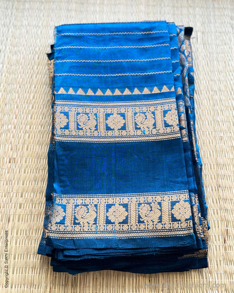 DP-X07338 Blue Mangalgiri Silk