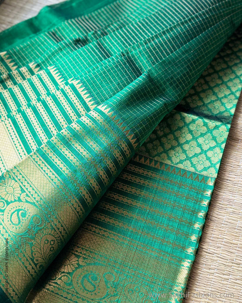 DP-X07334 Green Mangalgiri Silk