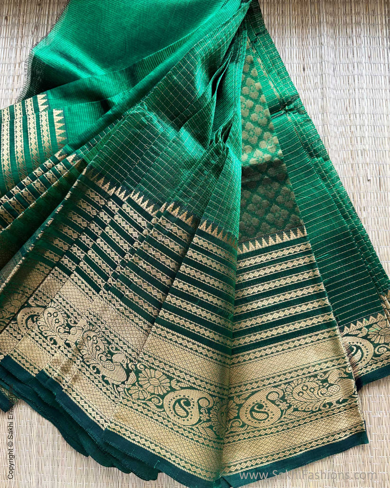 DP-X07334 Green Mangalgiri Silk