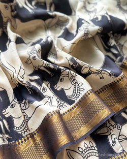 BL-X06749 Nandhi Kalamkari Blouse
