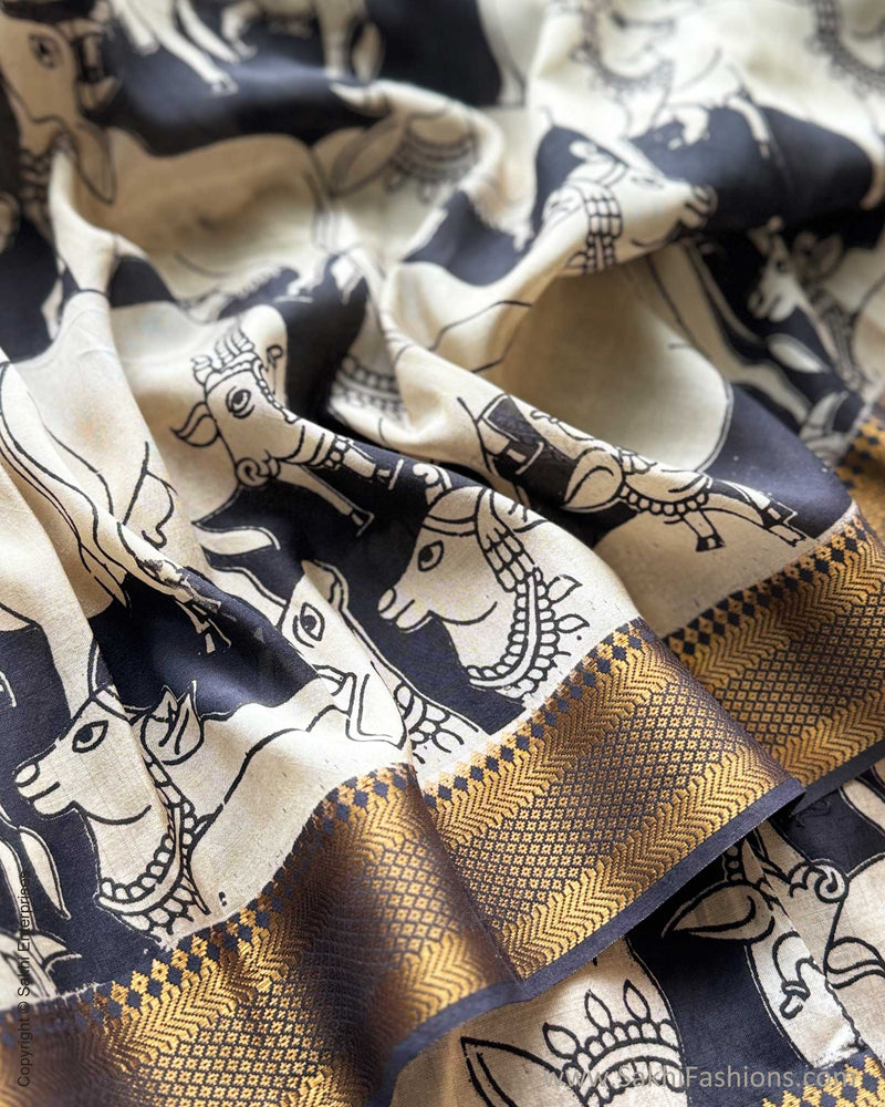 BL-X06749 Nandhi Kalamkari Blouse
