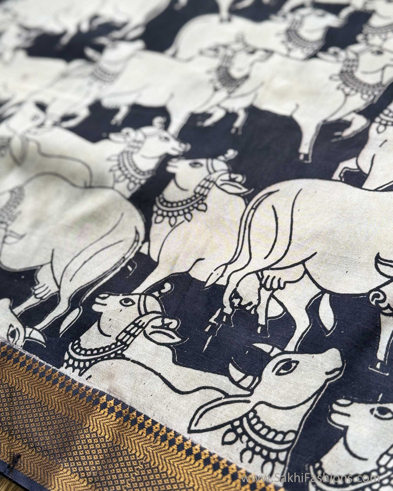 BL-X06749 Nandhi Kalamkari Blouse