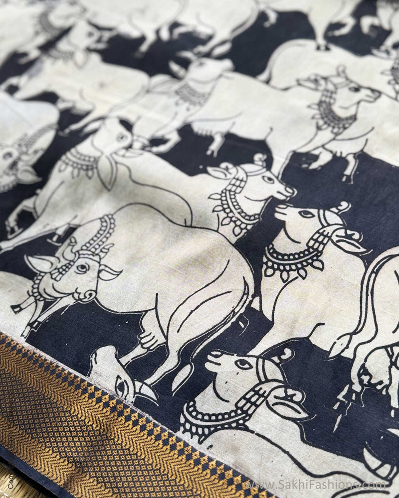 BL-X06749 Nandhi Kalamkari Blouse