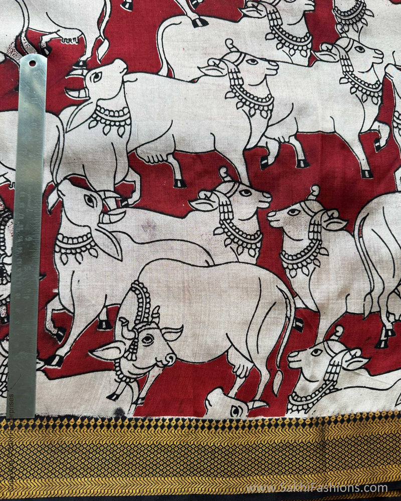 BL-X06754 Nandhi Kalamkari Blouse