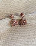 AJ-X06015 Rose Gold Diamante Earring