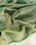 BL-W19020 Green Tissue Blouse