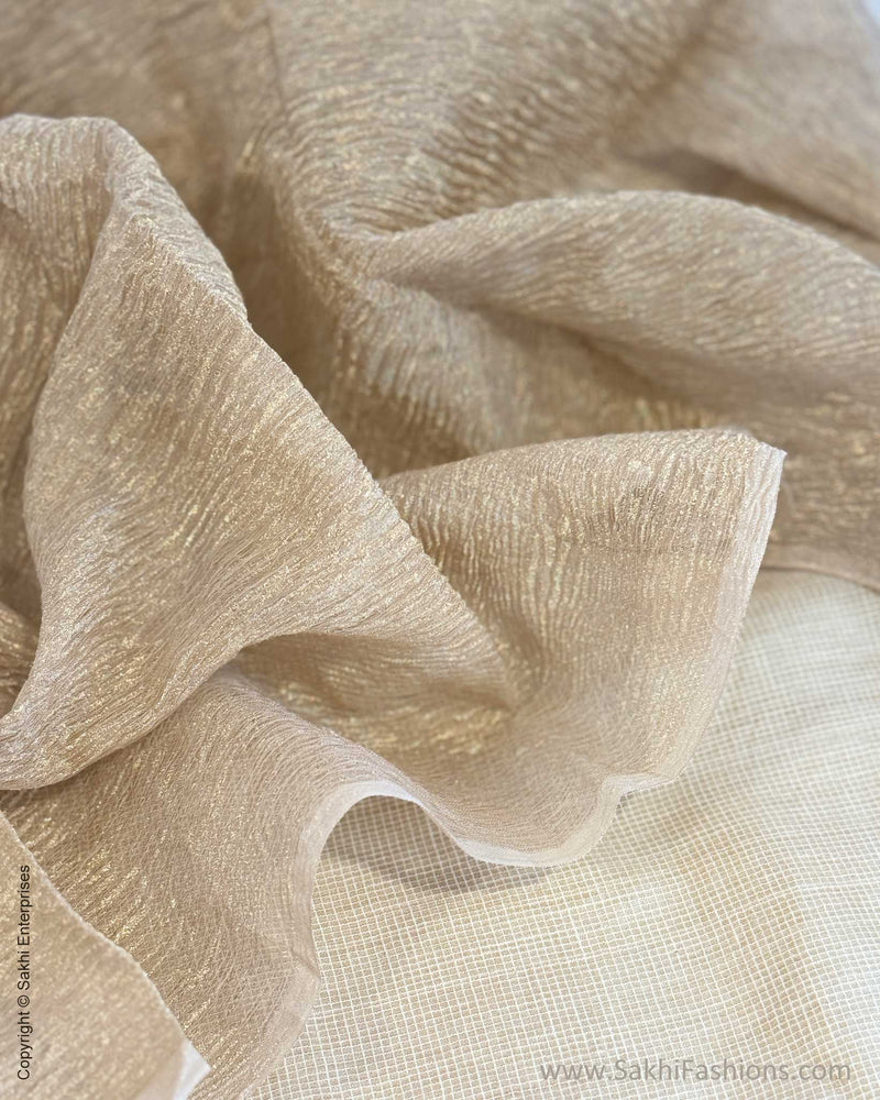 BL-W19023R Gold Tissue Blouse