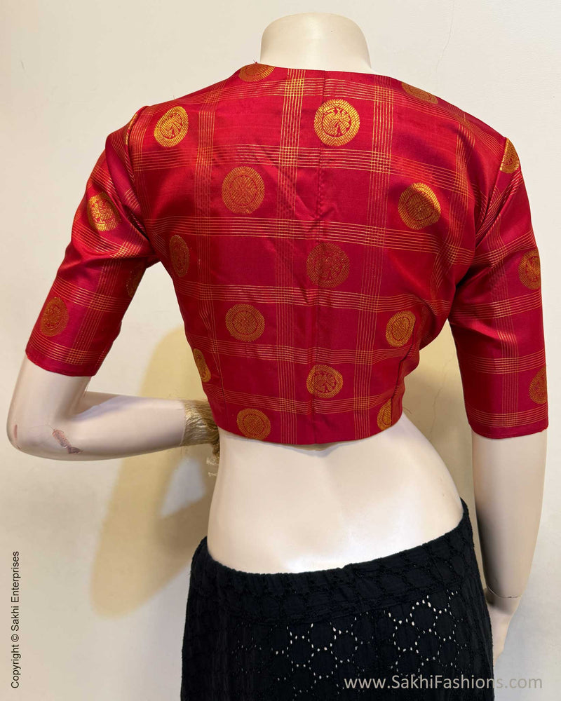 BL-X04833 Red Check Kanchi