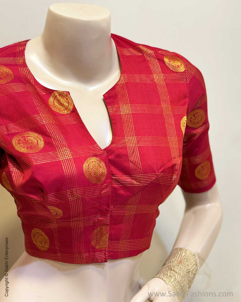 BL-X04833 Red Check Kanchi