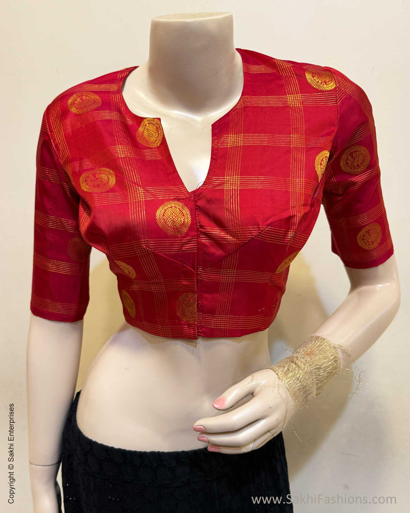 BL-X04833 Red Check Kanchi