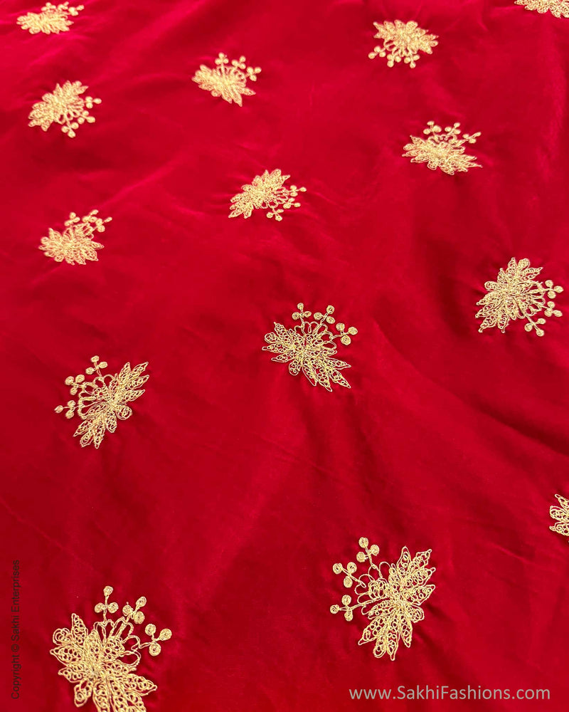 DRBL-2447 Red Velvet BlouseF