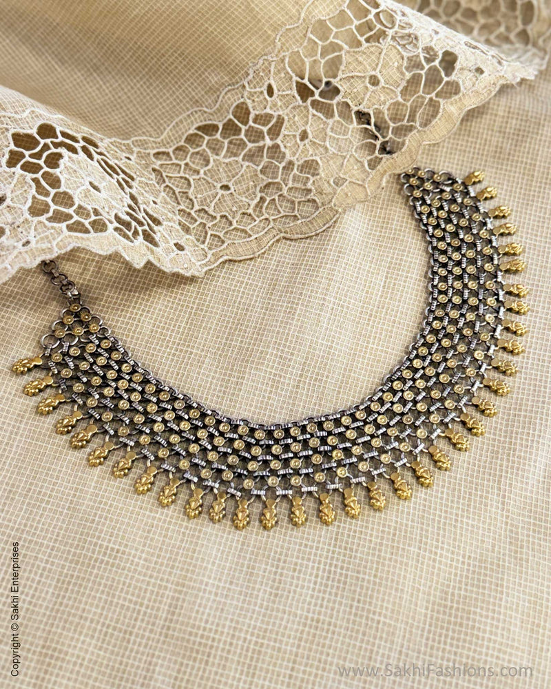 AS-X09285 Silver Necklace Set