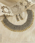 AS-X09285 Silver Necklace Set
