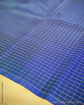 BL-X06834 Peacock Blue Kanchi Blouse