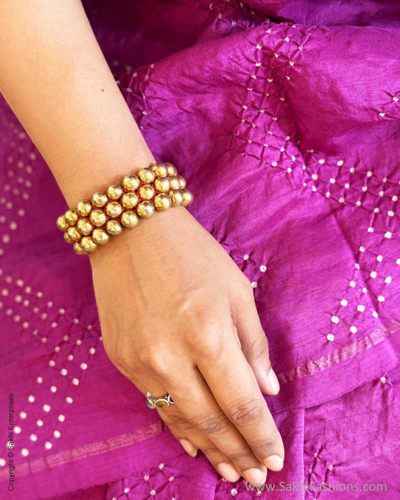 EE-X06636 Purple Bandhini Kanchi