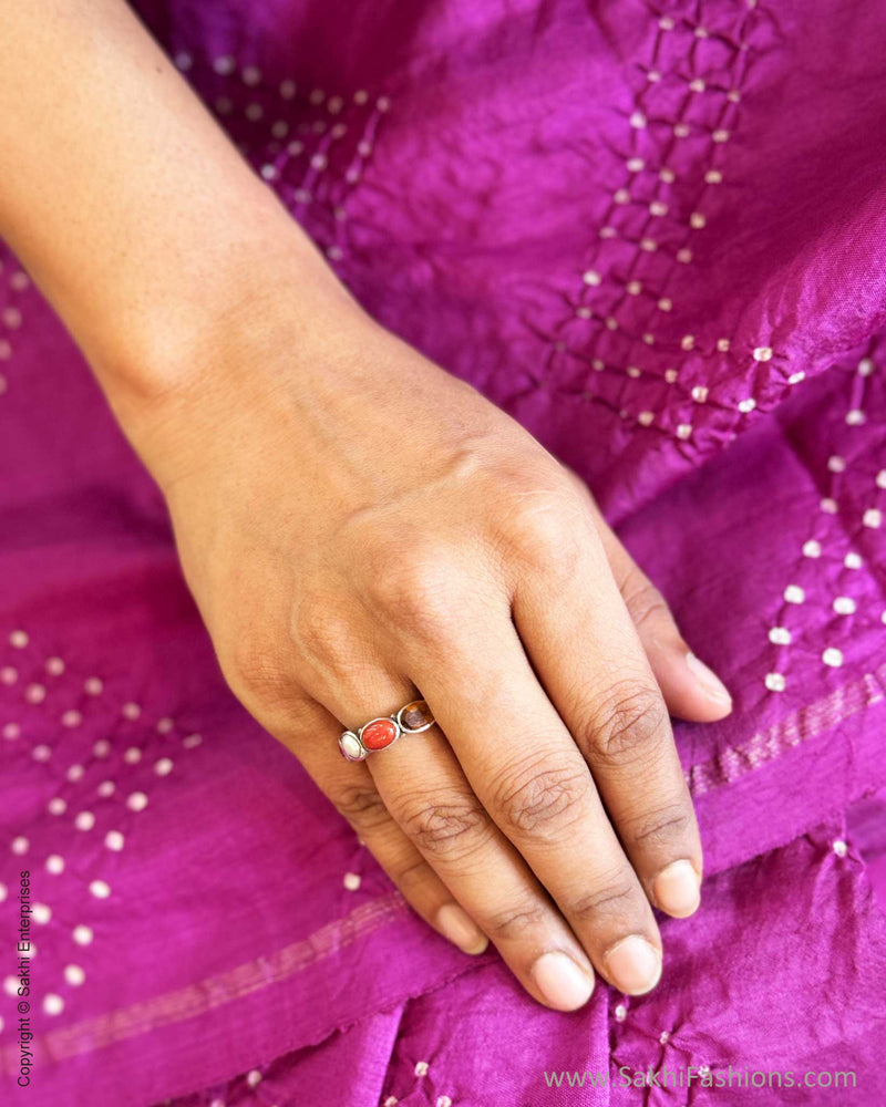 EE-X06636 Purple Bandhini Kanchi