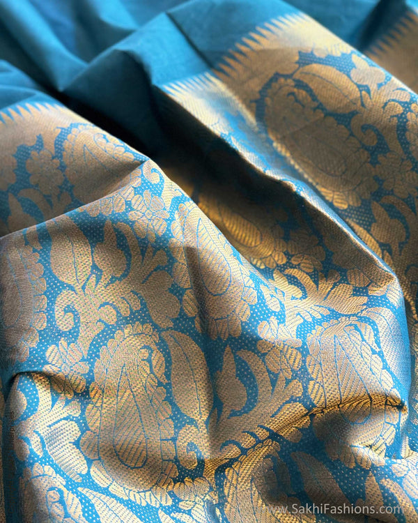EE-X06364 Blue Madurai Cotton