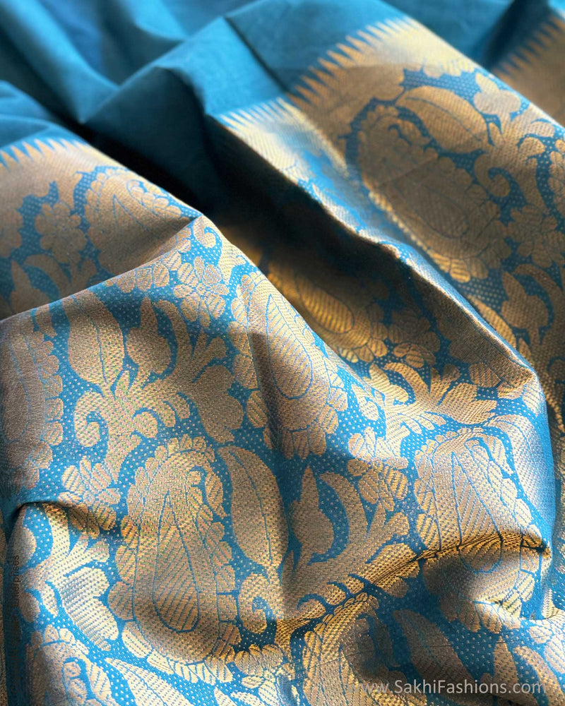 EE-X06364 Blue Madurai Cotton