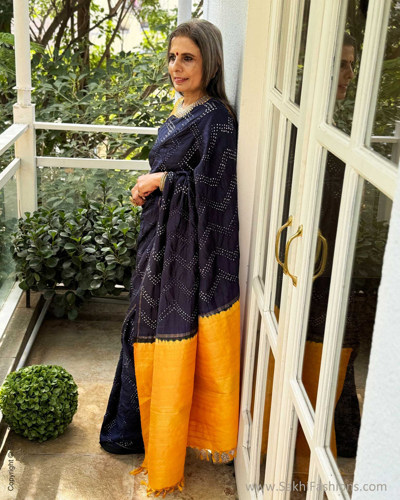 EE-X06635 Blue Bandhini Kanchi