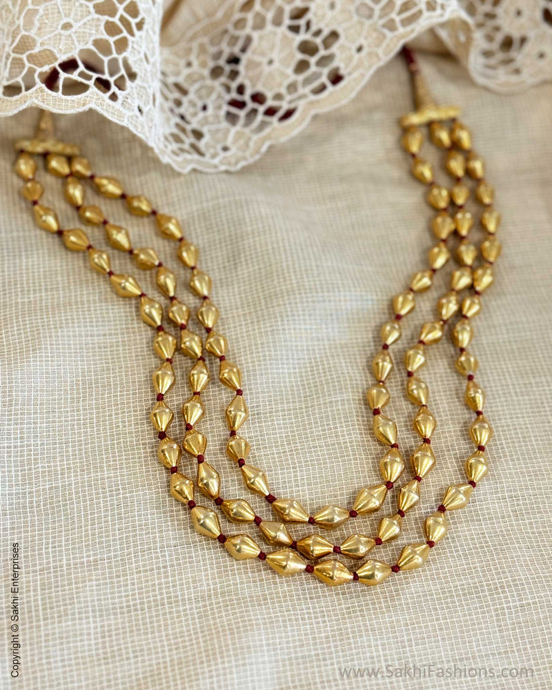 AS-X09274 Silver Bhor necklace