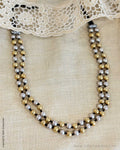 AS-X09284 Silver Bhor necklace