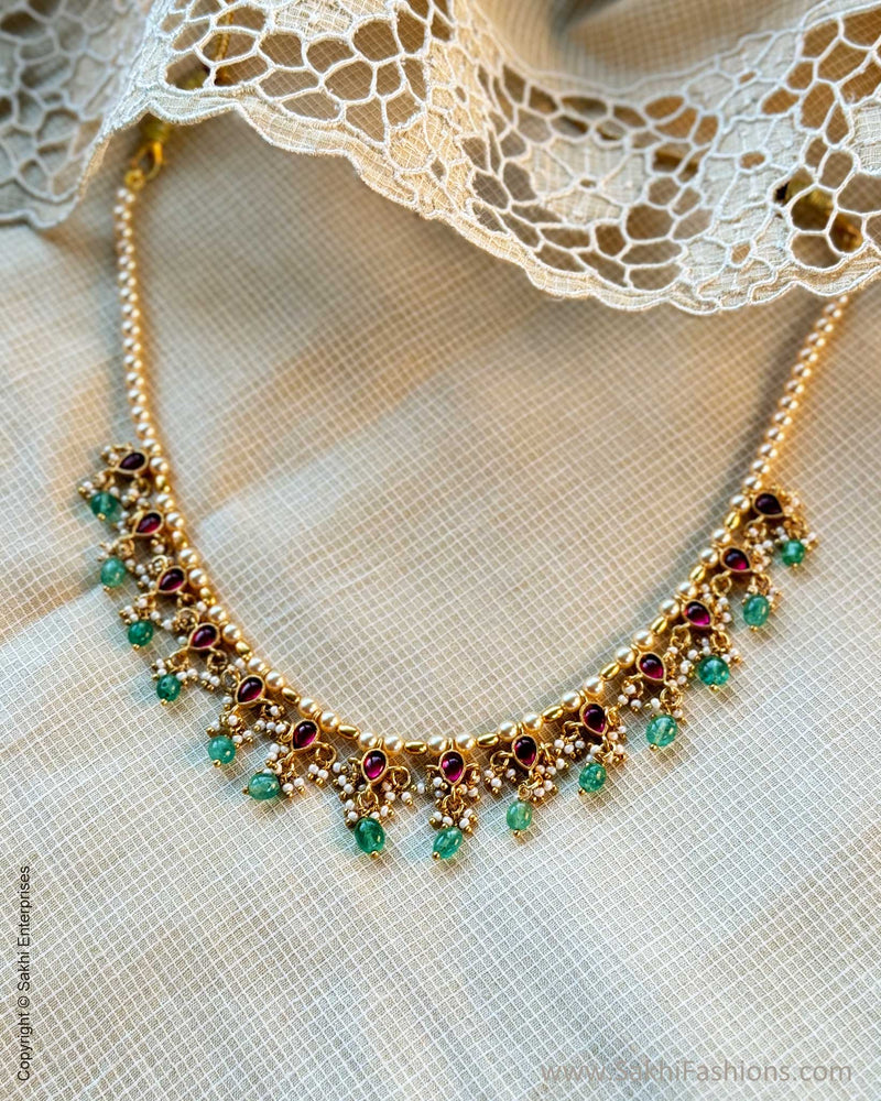 AJ-X09357 Pearl Multi Mala