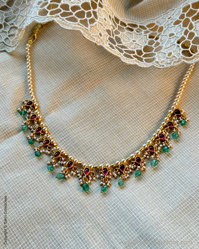 AJ-X09357 Pearl Multi Mala