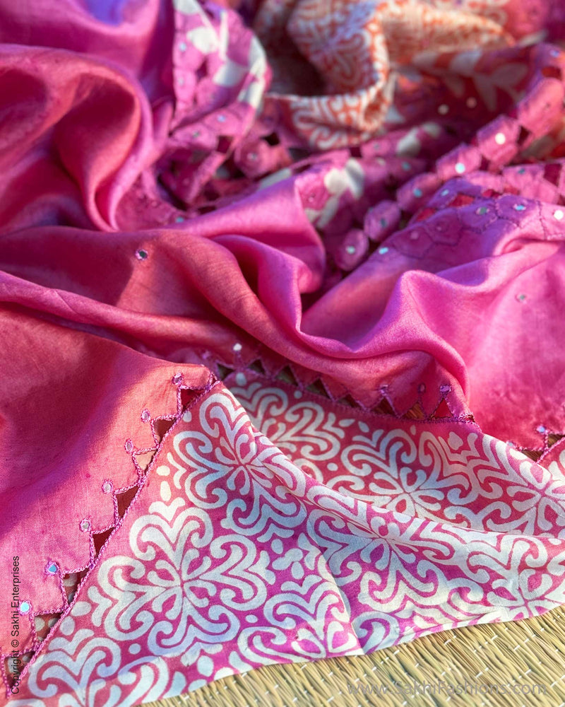 DP-X09958 Silk Cutwork sari