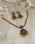 AJ-X09621 Gold Necklace set