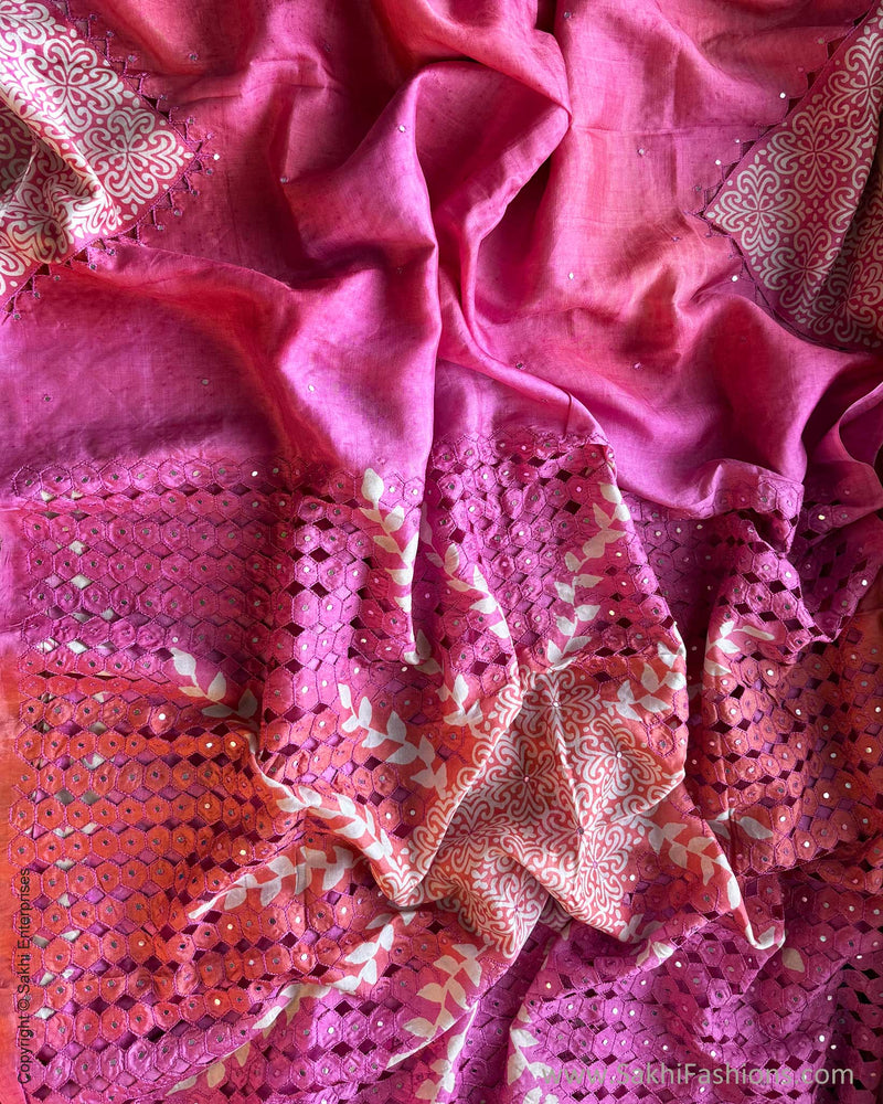 DP-X09958 Silk Cutwork sari
