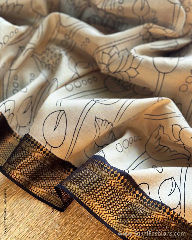 BL-X09434 Lotus Kalamkari Blouse