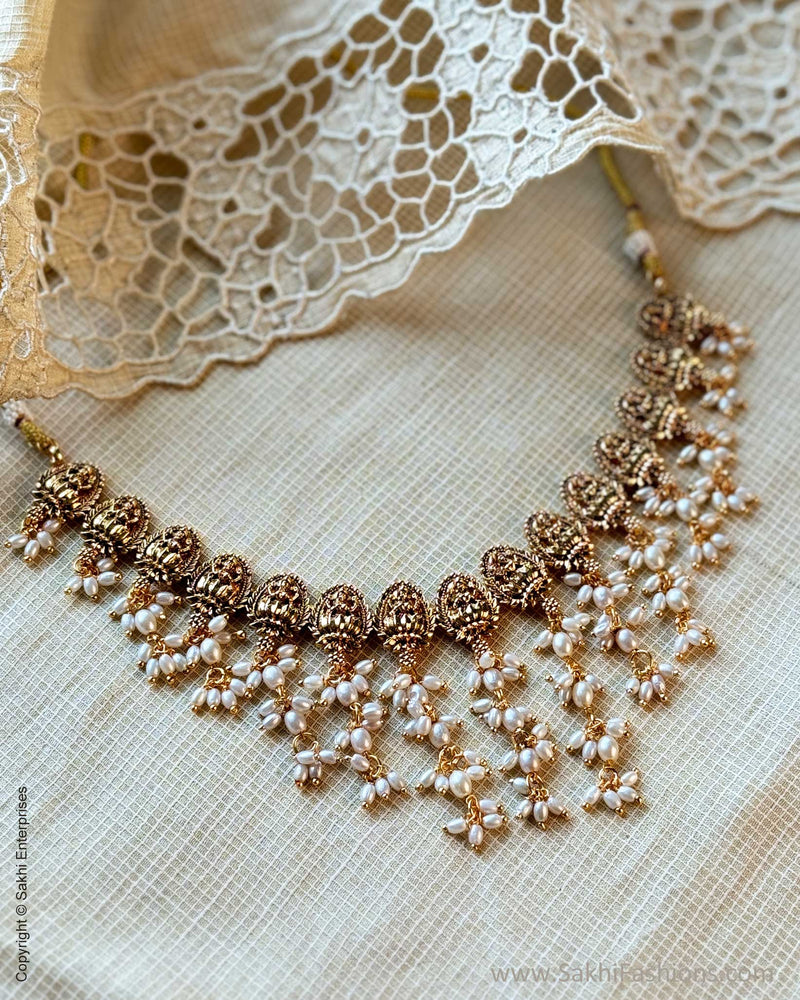 AJ-X10199 Lakshmi Necklace Set
