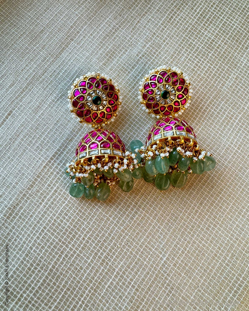 AJ-X10194 Gold Jumka Earring