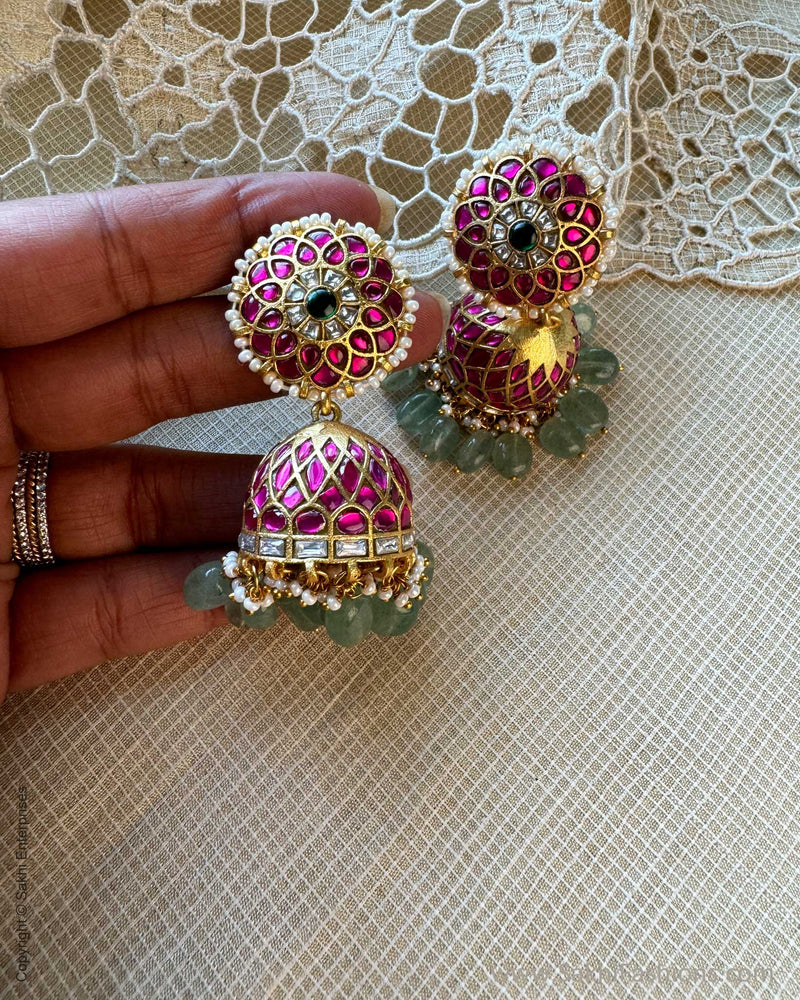 AJ-X10194 Gold Jumka Earring