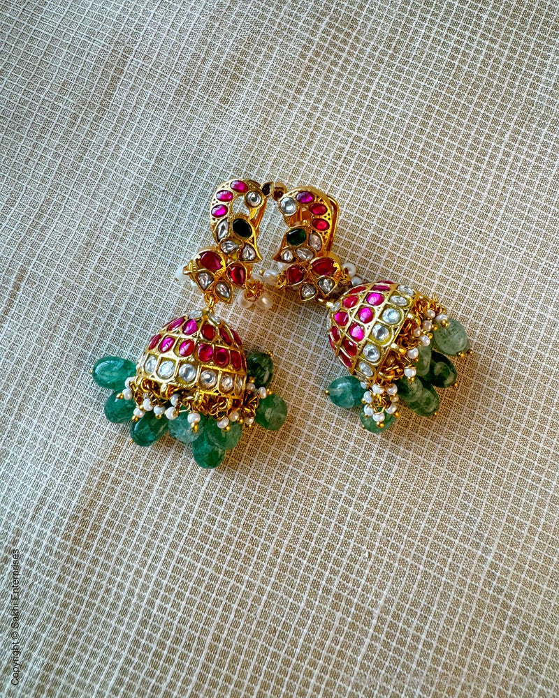 AJ-X10202 Gold Jumka Earring