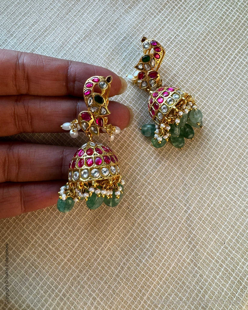 AJ-X10202 Gold Jumka Earring