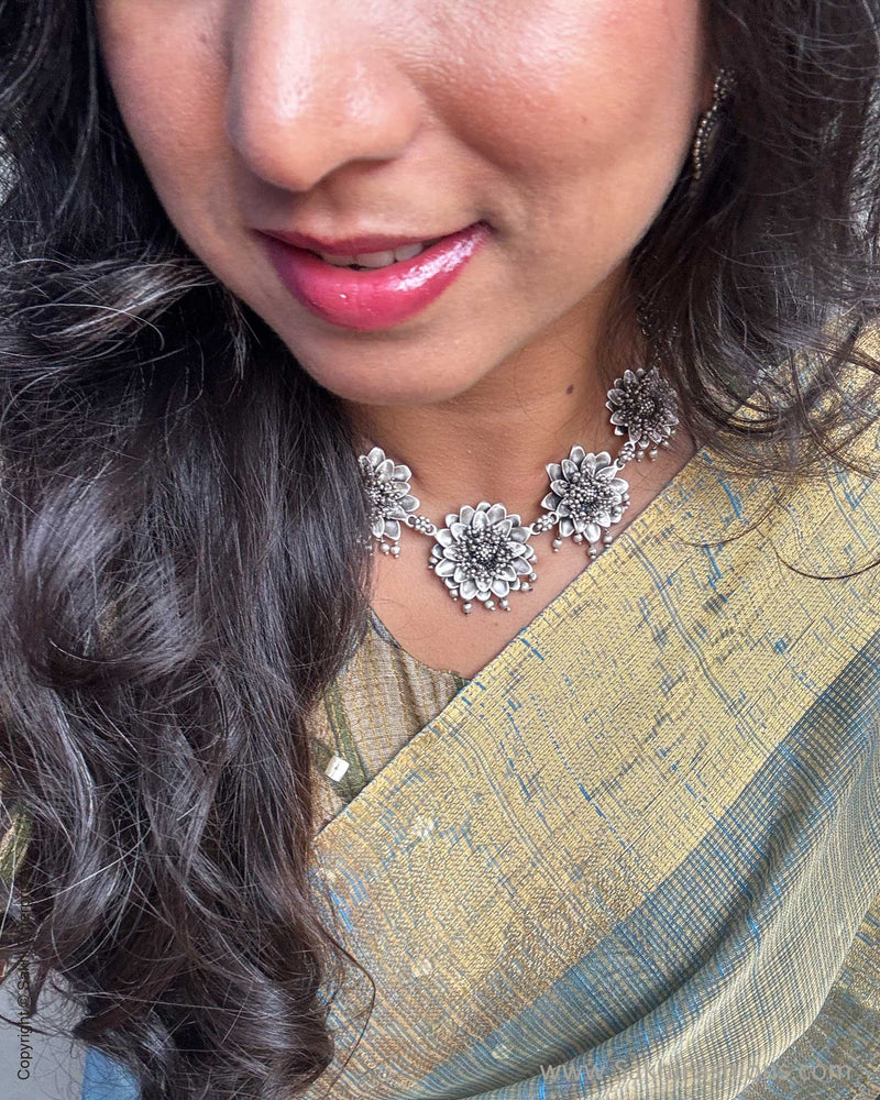 BL-X07661 Tussar Kalamkari Blouse