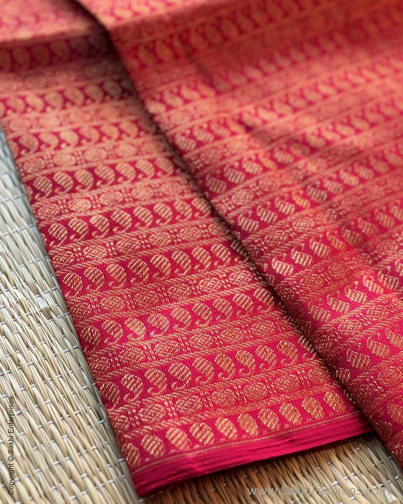 BL-W242221R Red Kanchi Blouse