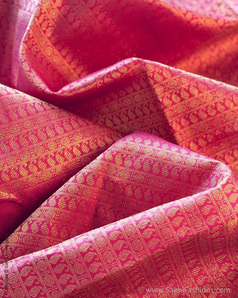 BL-W242221R Red Kanchi Blouse