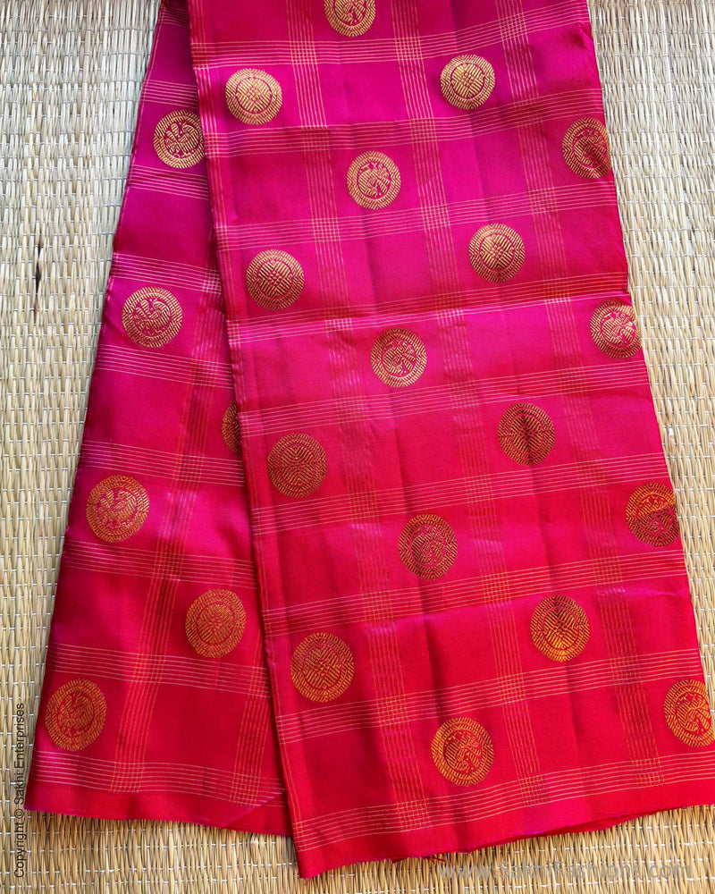 BL-X10295 Pink Check Kanchi