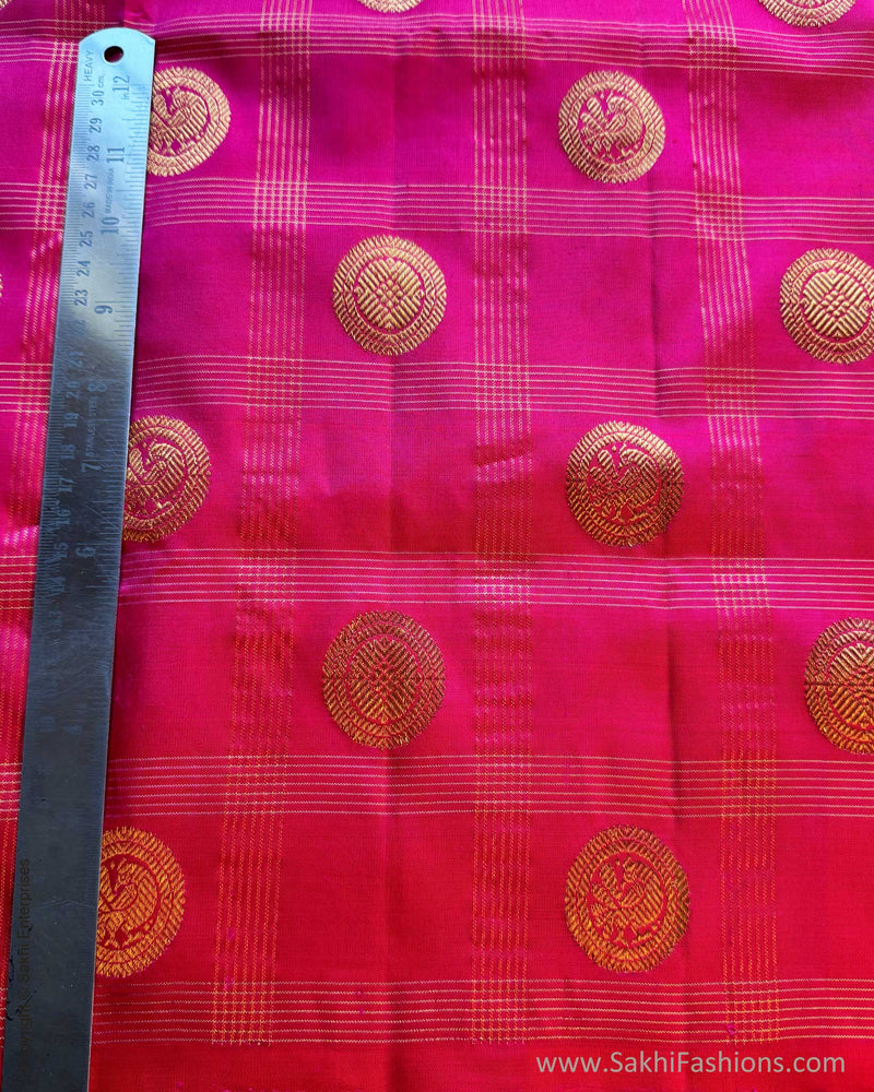 BL-X10295 Pink Check Kanchi