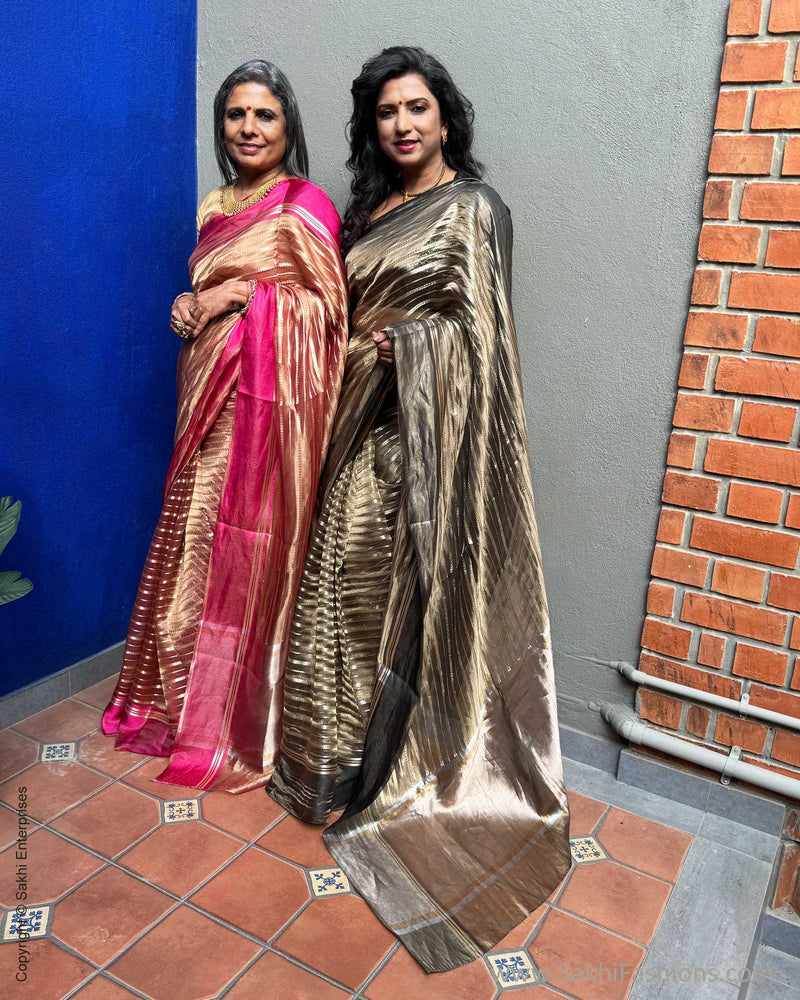 EE-X07588 Pink Tissue saree