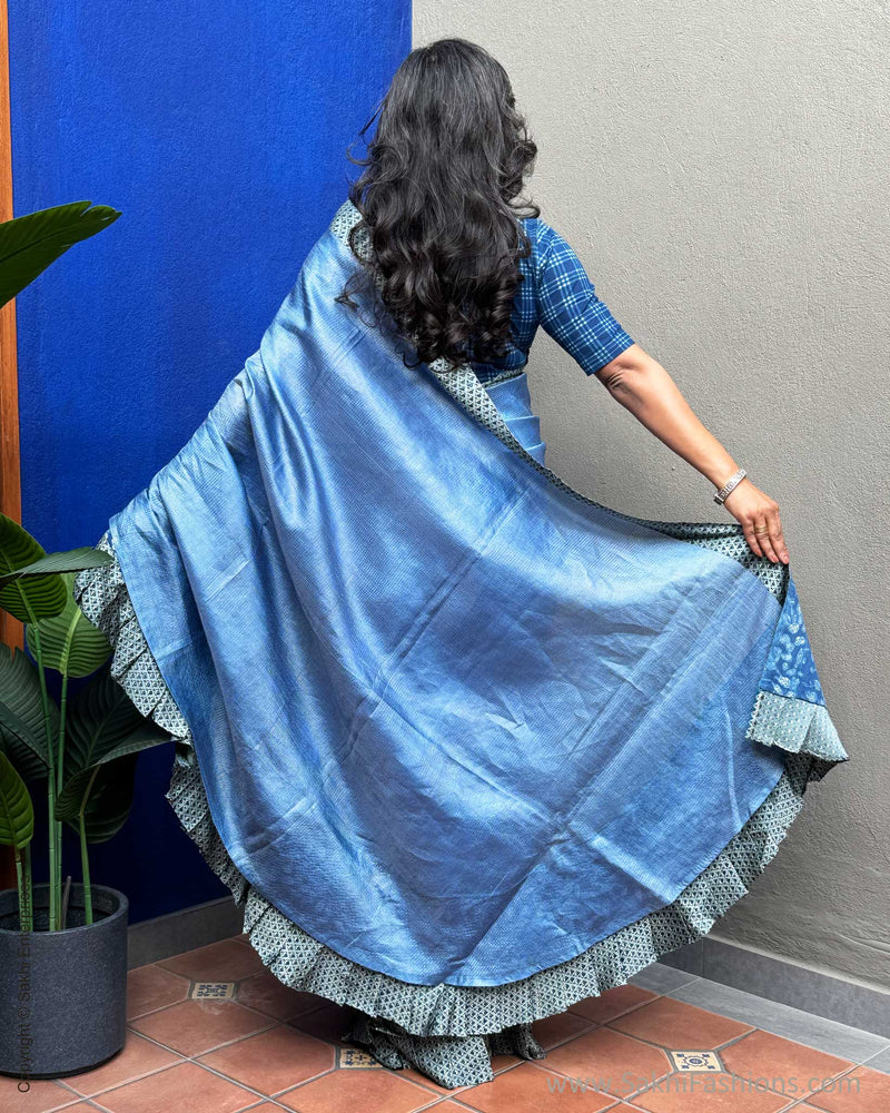 DP-X10493 Black Tussar Sari