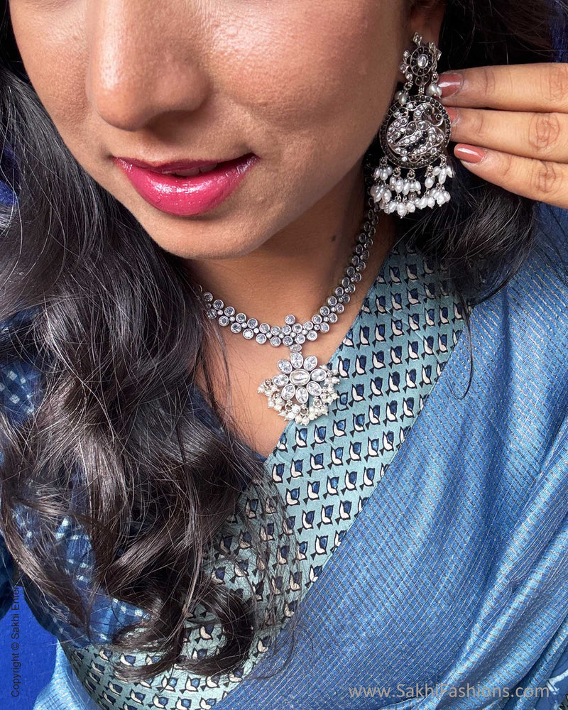 EE-X10288 Blue Tussar Sari
