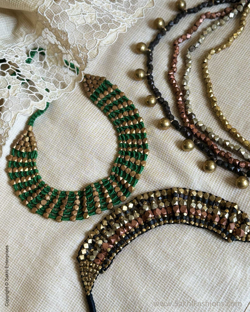 AJ-W241116 Gold Brass Necklace