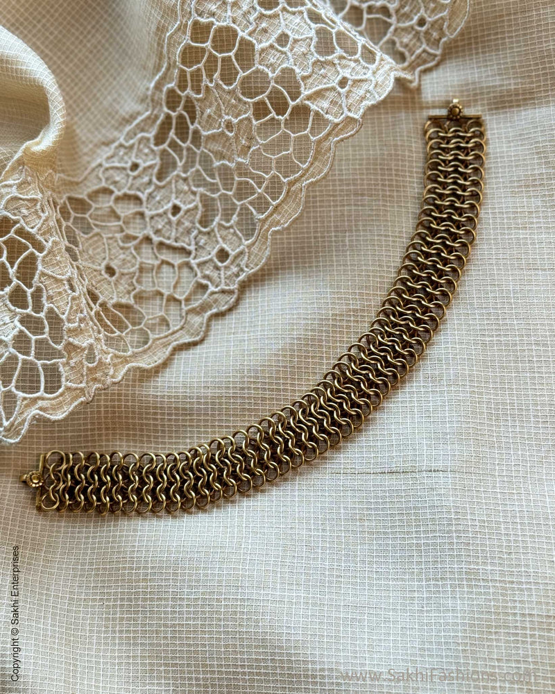 AS-X11032 Silver Gold Necklace